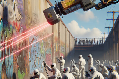 Welche Rolle spielt die Laser-Graffiti-Entfernung bei der Verhinderung von Graffiti-Wettbewerben?