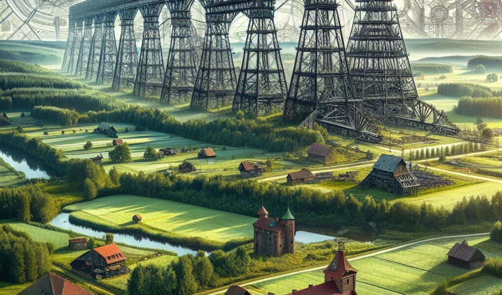 Tregry stalowe Szczerców