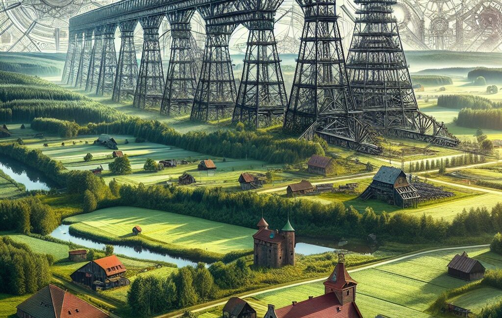 Tregry stalowe Szczerców